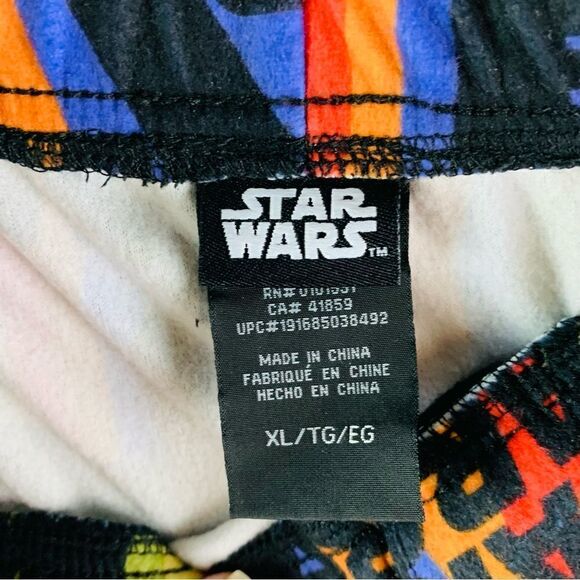 Star Wars Rainbow Fleece Pajama Pants - Picture 3 of 4